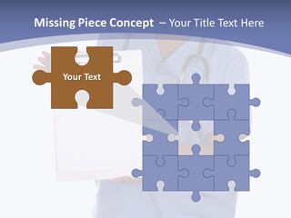 Health Confident Nurse PowerPoint Template