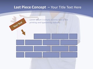 Health Confident Nurse PowerPoint Template