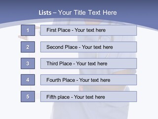 Health Confident Nurse PowerPoint Template