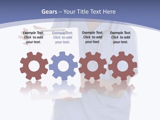 Health Confident Nurse PowerPoint Template