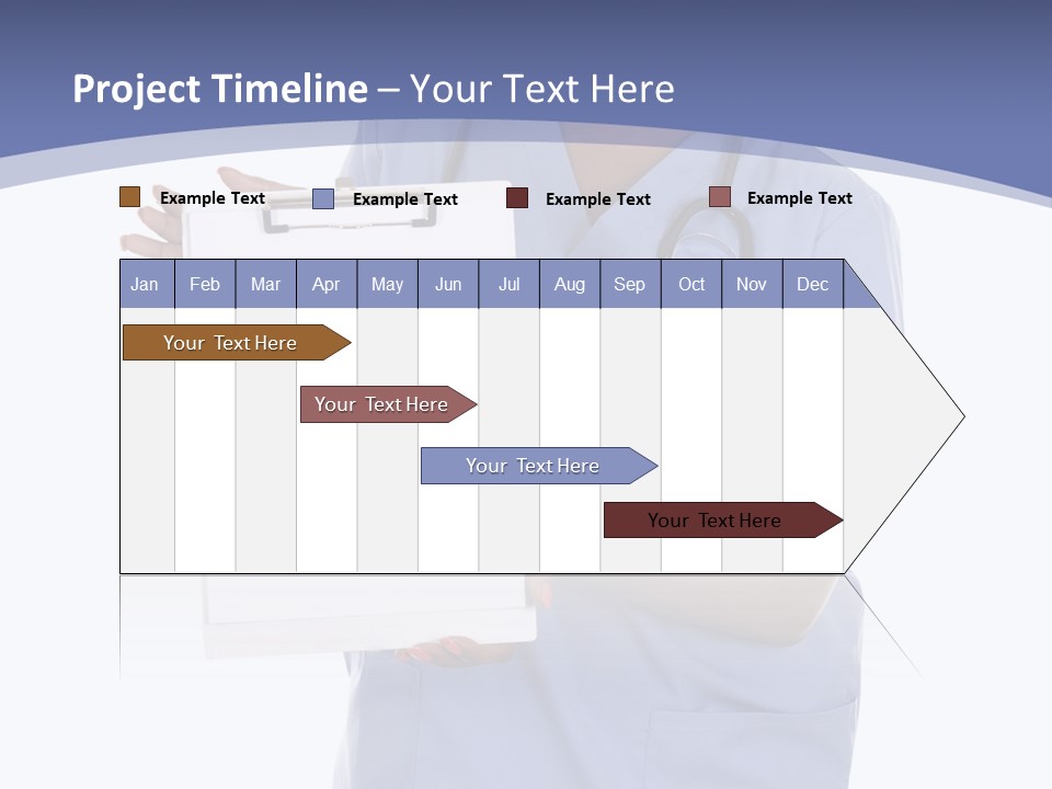 Health Confident Nurse PowerPoint Template