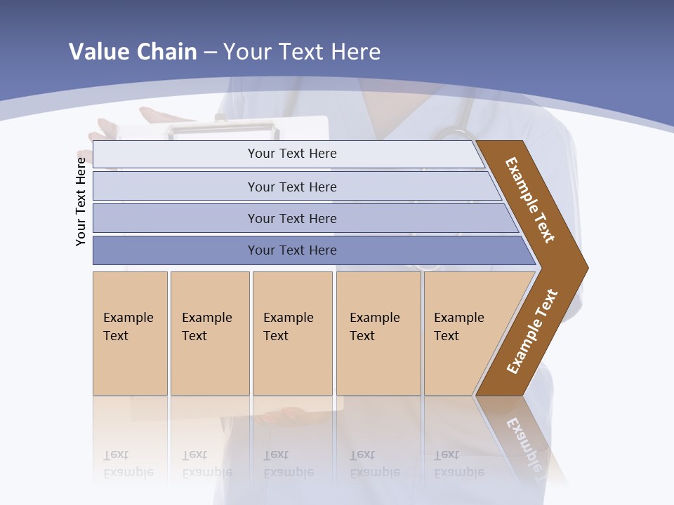 Health Confident Nurse PowerPoint Template