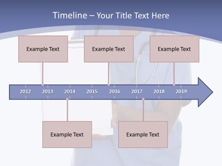 Health Confident Nurse PowerPoint Template