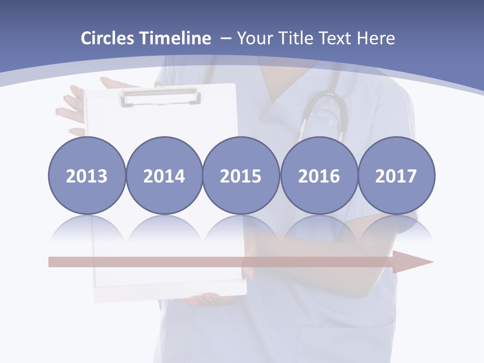 Health Confident Nurse PowerPoint Template