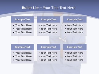 Health Confident Nurse PowerPoint Template