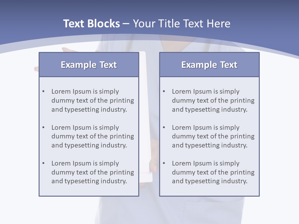 Health Confident Nurse PowerPoint Template