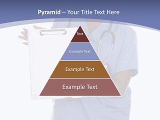 Health Confident Nurse PowerPoint Template