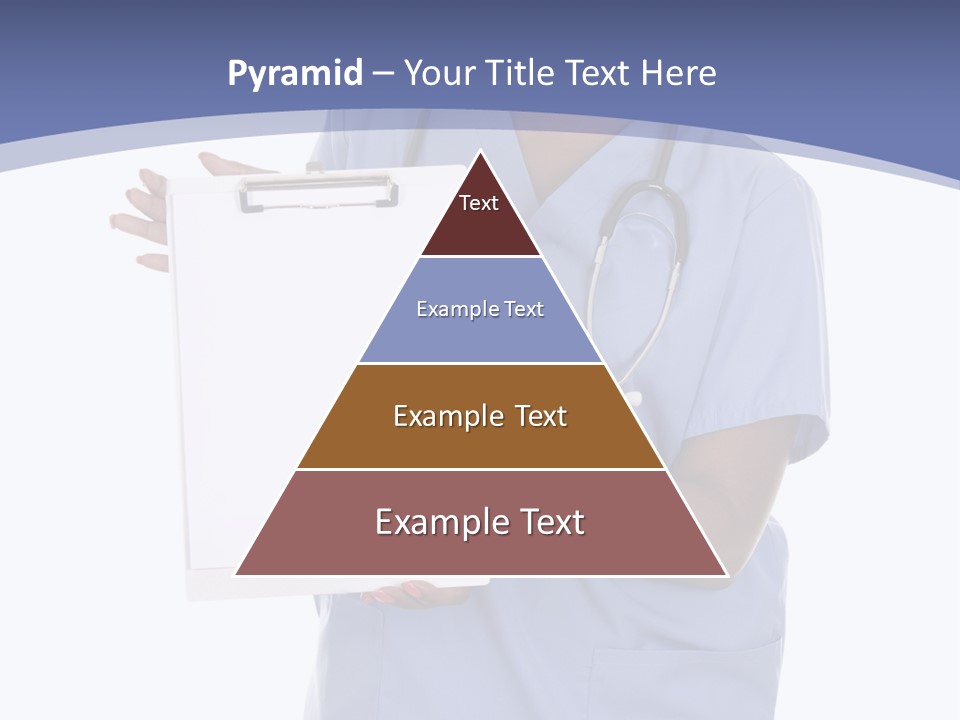 Health Confident Nurse PowerPoint Template