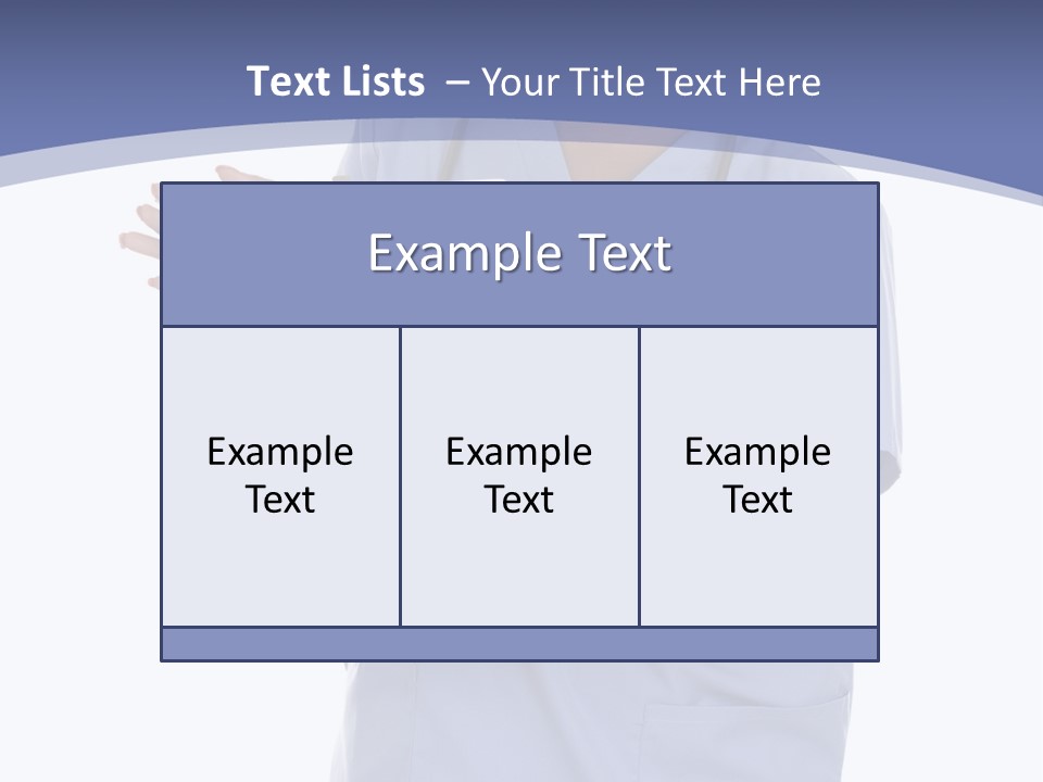 Health Confident Nurse PowerPoint Template