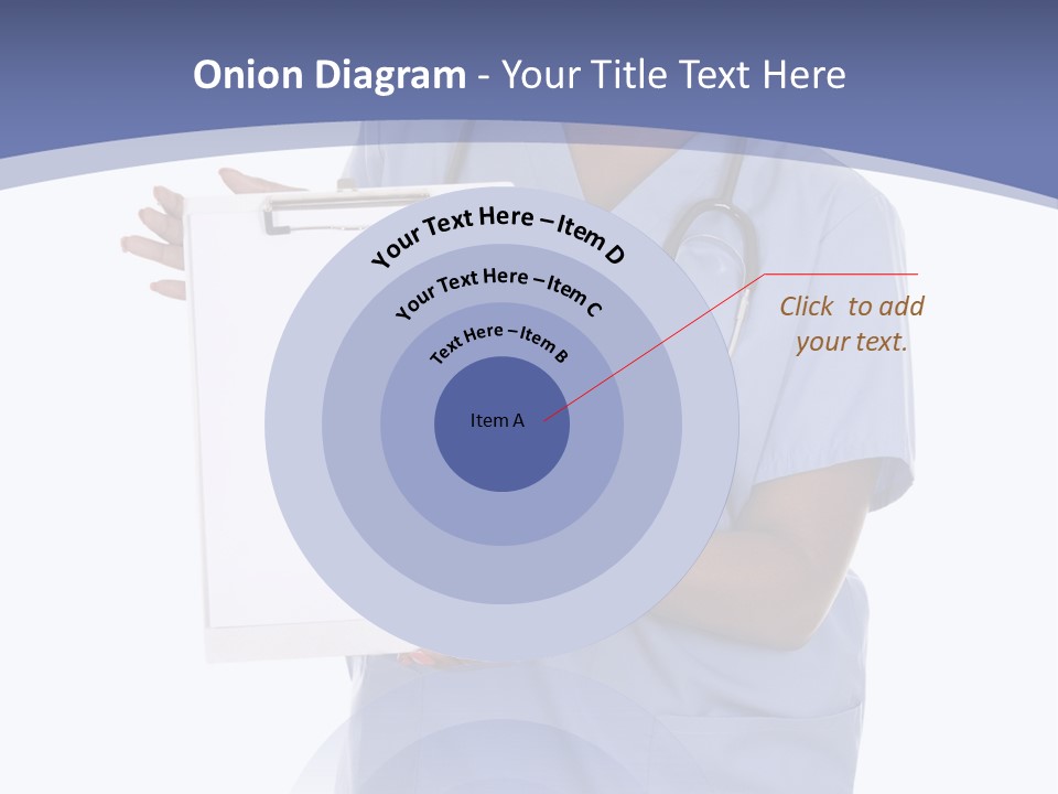 Health Confident Nurse PowerPoint Template
