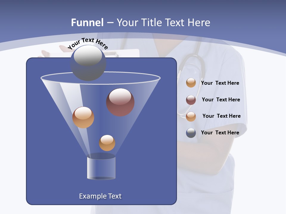 Health Confident Nurse PowerPoint Template