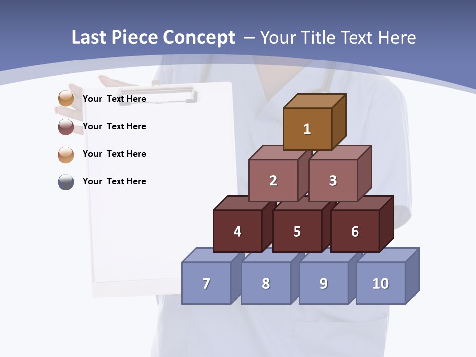 Health Confident Nurse PowerPoint Template