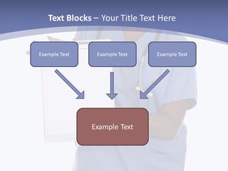 Health Confident Nurse PowerPoint Template