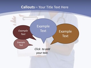 Health Confident Nurse PowerPoint Template
