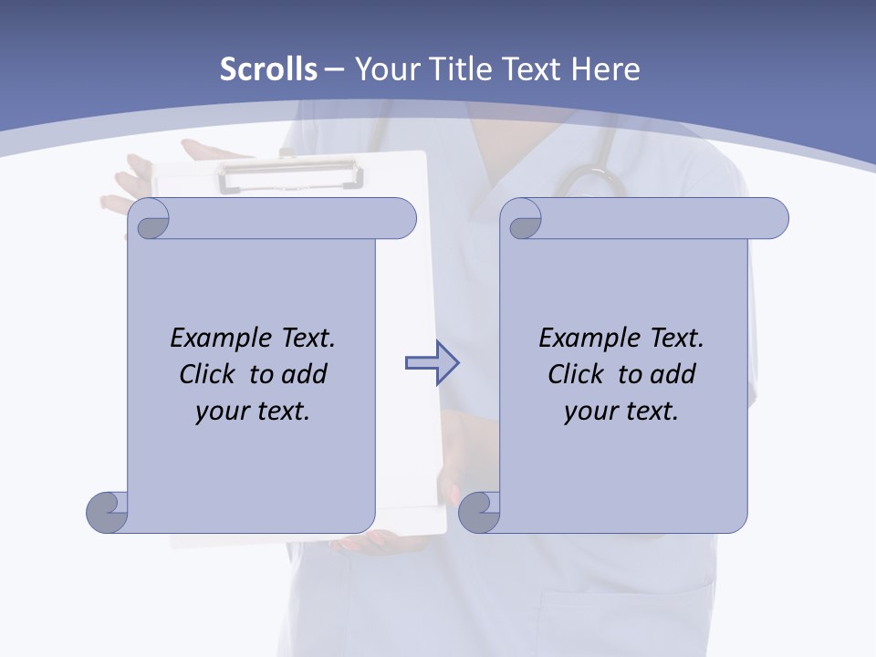 Health Confident Nurse PowerPoint Template