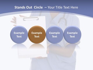Health Confident Nurse PowerPoint Template
