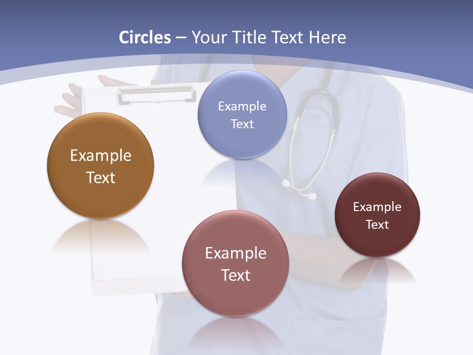 Health Confident Nurse PowerPoint Template