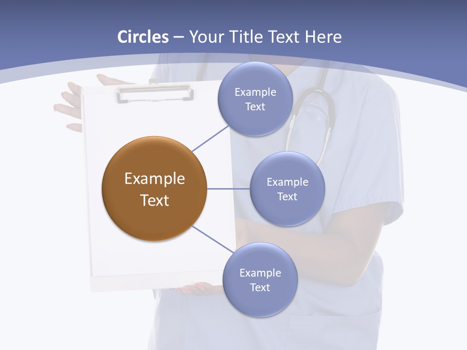 Health Confident Nurse PowerPoint Template