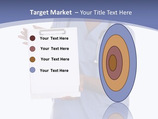 Health Confident Nurse PowerPoint Template