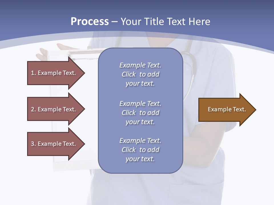 Health Confident Nurse PowerPoint Template