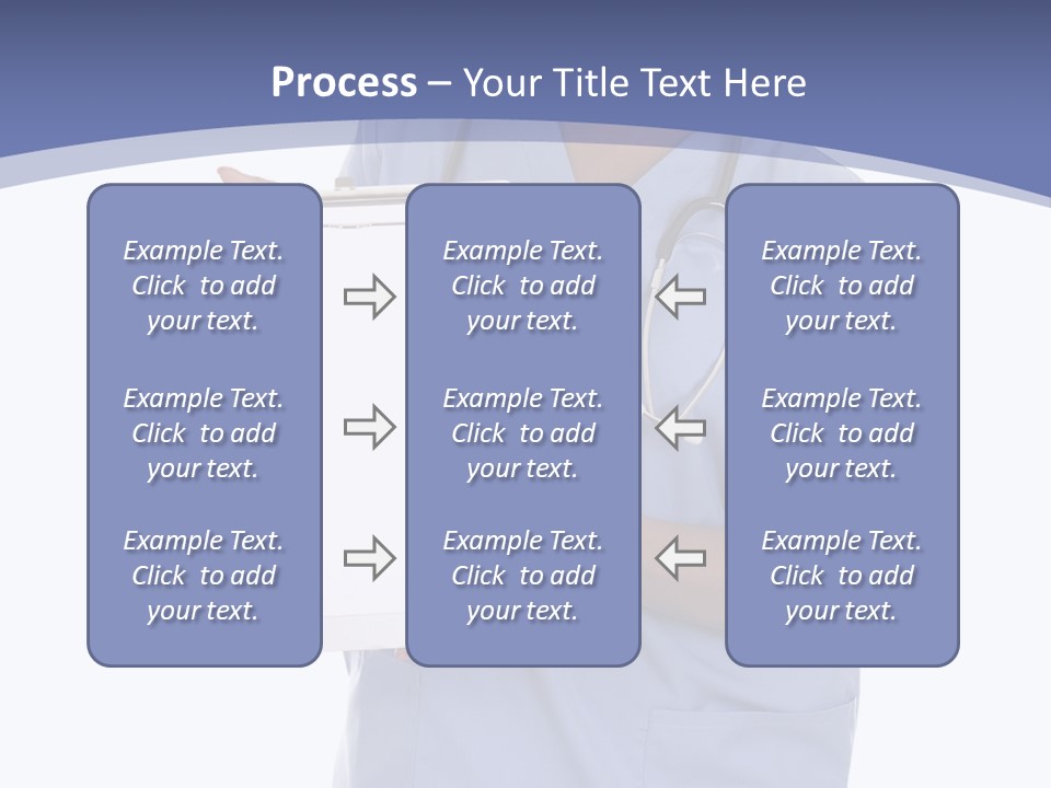 Health Confident Nurse PowerPoint Template