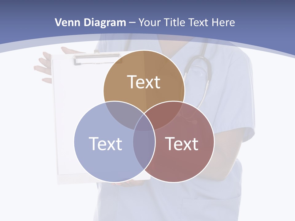 Health Confident Nurse PowerPoint Template