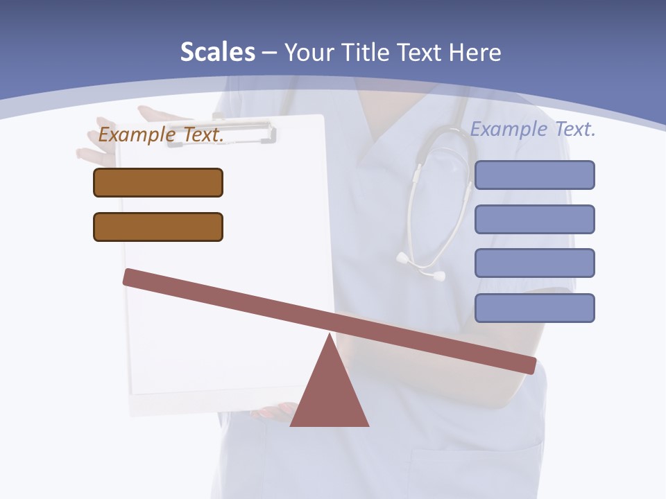 Health Confident Nurse PowerPoint Template