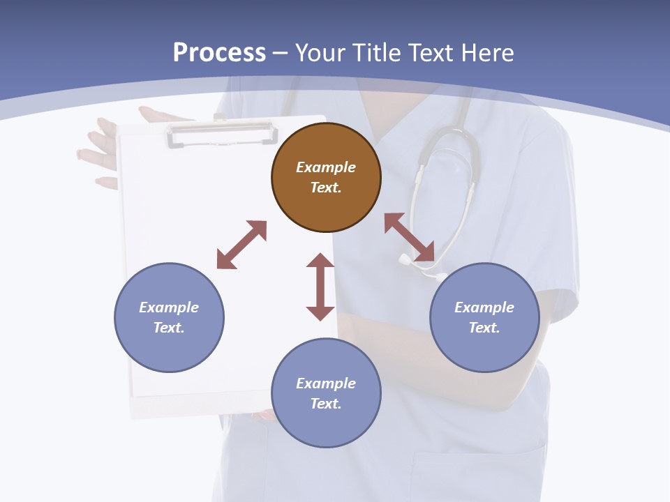 Health Confident Nurse PowerPoint Template