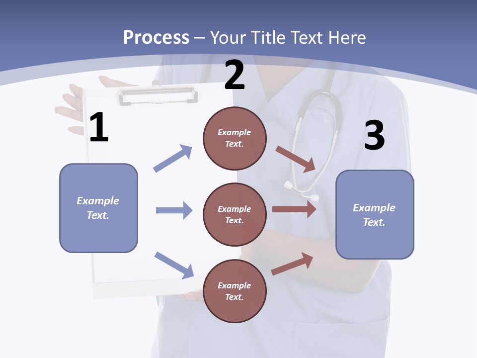 Health Confident Nurse PowerPoint Template