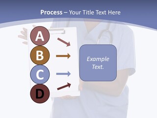 Health Confident Nurse PowerPoint Template