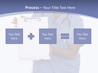 Health Confident Nurse PowerPoint Template