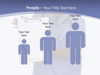 Health Confident Nurse PowerPoint Template