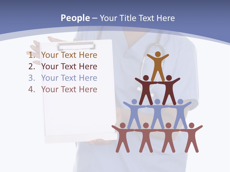 Health Confident Nurse PowerPoint Template
