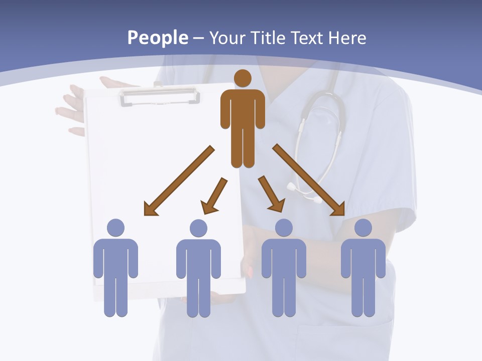 Health Confident Nurse PowerPoint Template