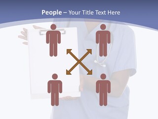 Health Confident Nurse PowerPoint Template