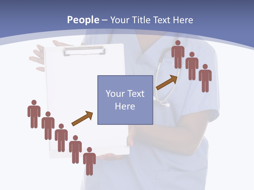 Health Confident Nurse PowerPoint Template