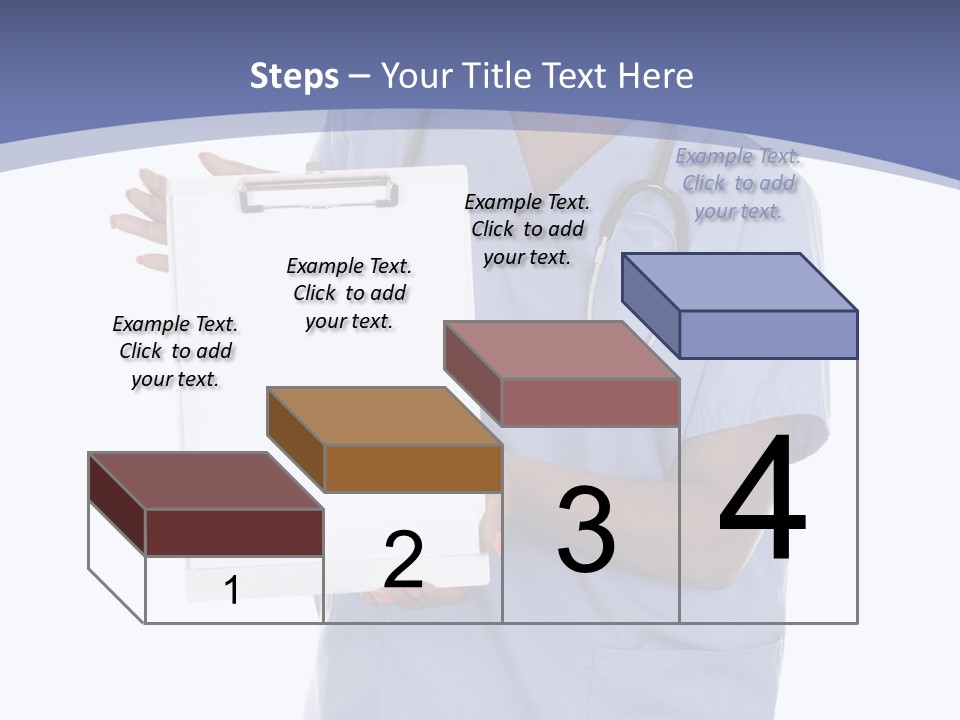 Health Confident Nurse PowerPoint Template