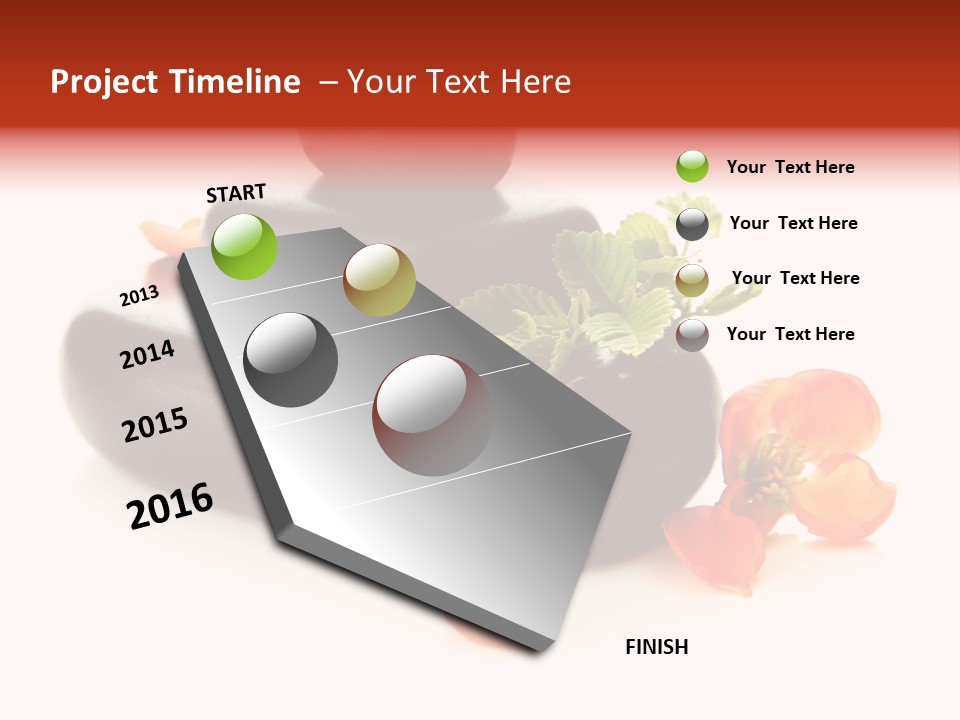 Many Massage Rock PowerPoint Template
