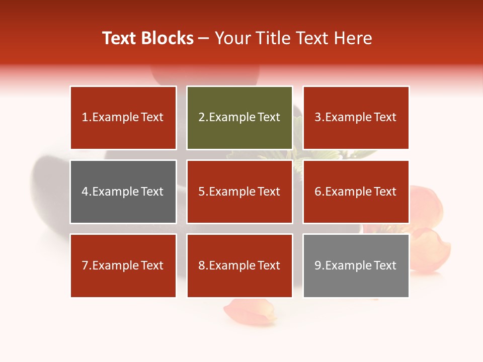 Many Massage Rock PowerPoint Template