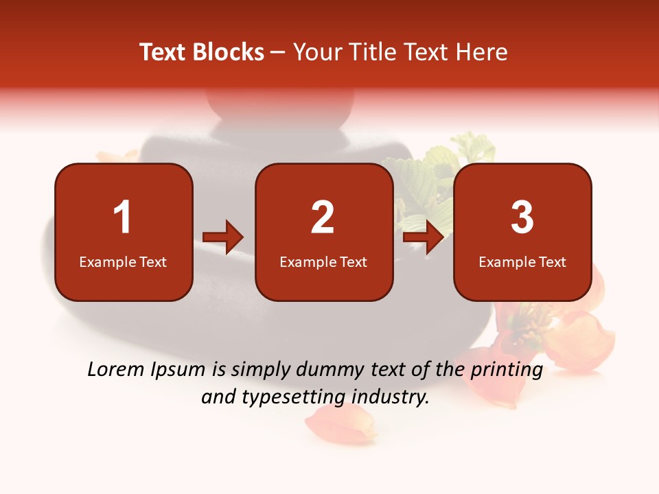 Many Massage Rock PowerPoint Template