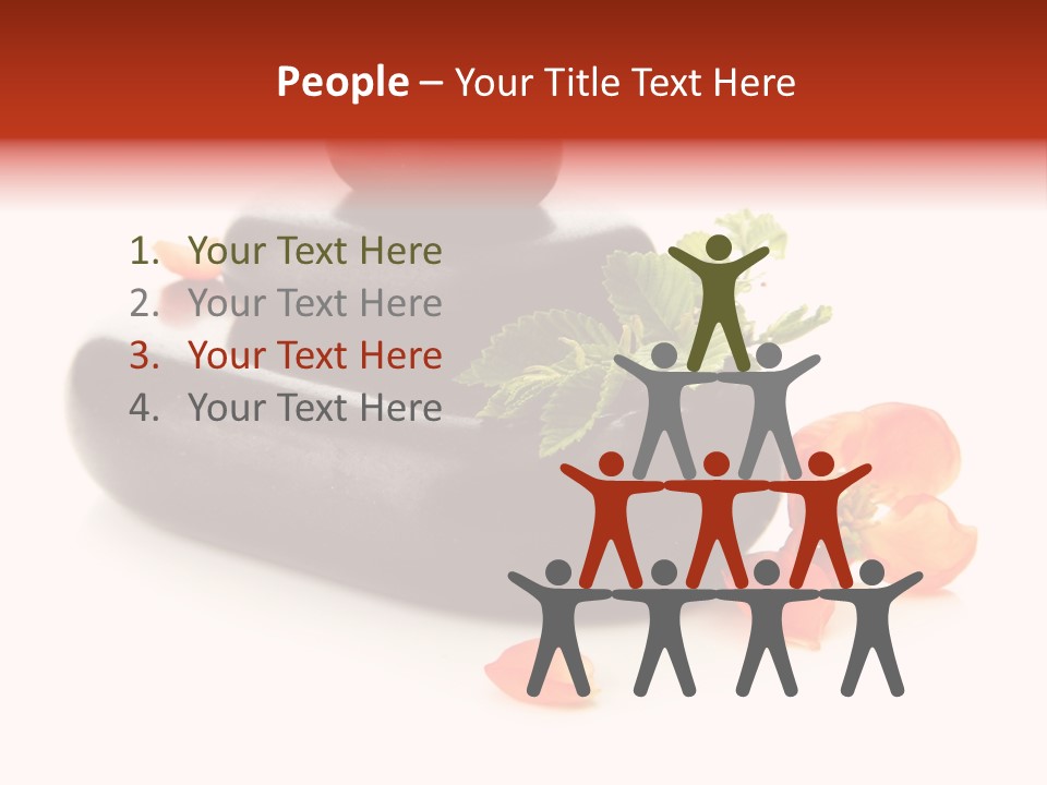 Many Massage Rock PowerPoint Template