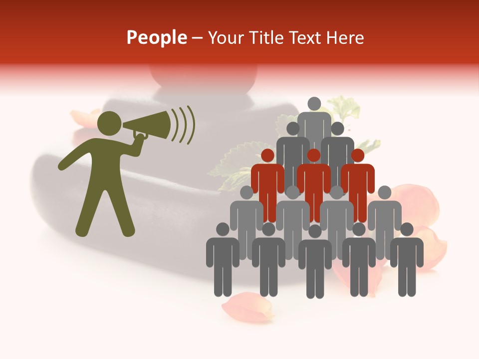 Many Massage Rock PowerPoint Template