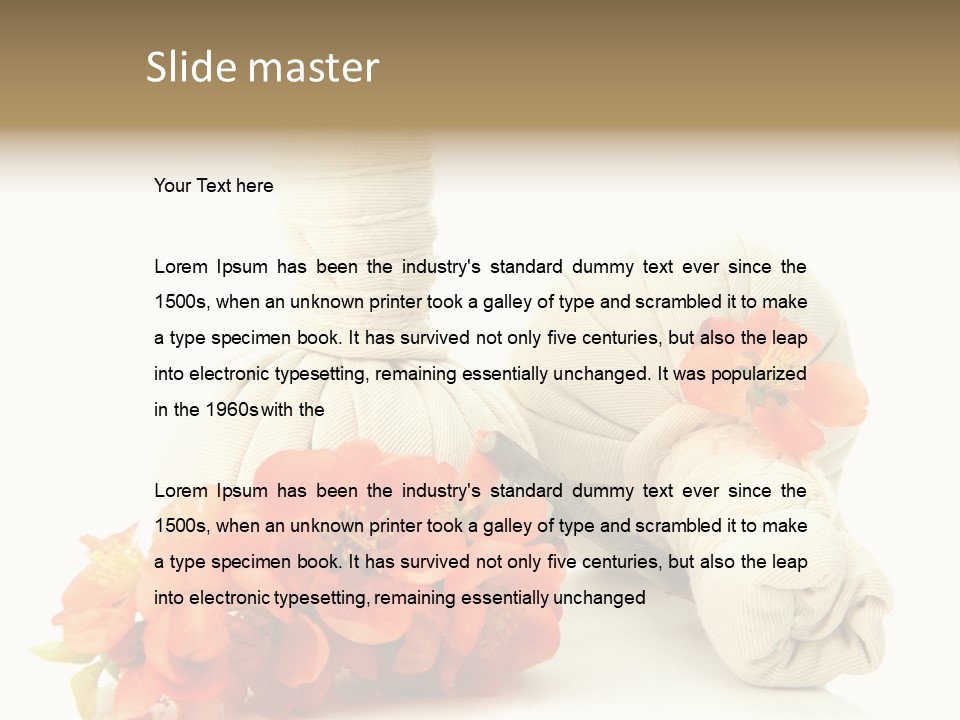 Herbal Japan Asian PowerPoint Template