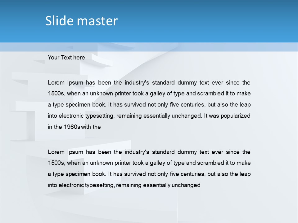 White Doorway Growth PowerPoint Template