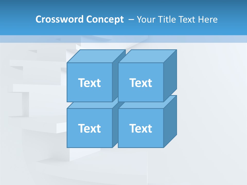 White Doorway Growth PowerPoint Template