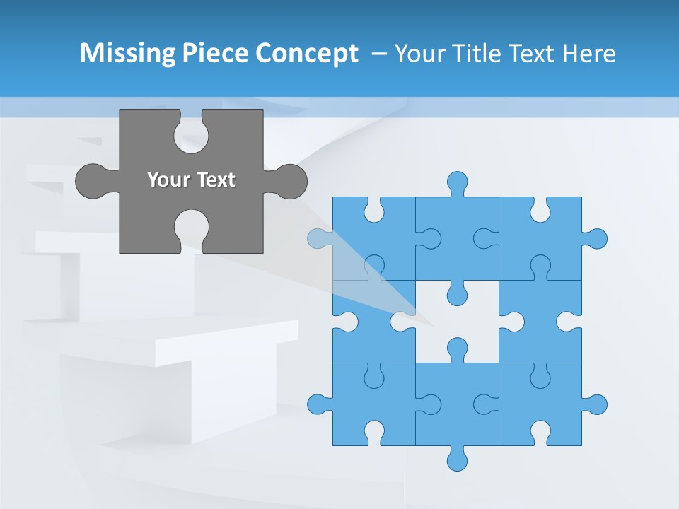 White Doorway Growth PowerPoint Template