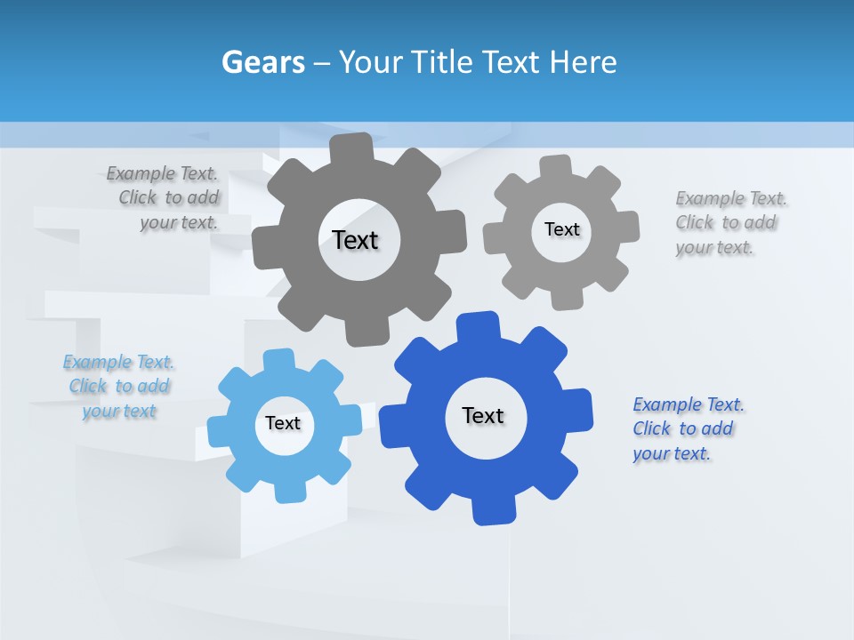 White Doorway Growth PowerPoint Template