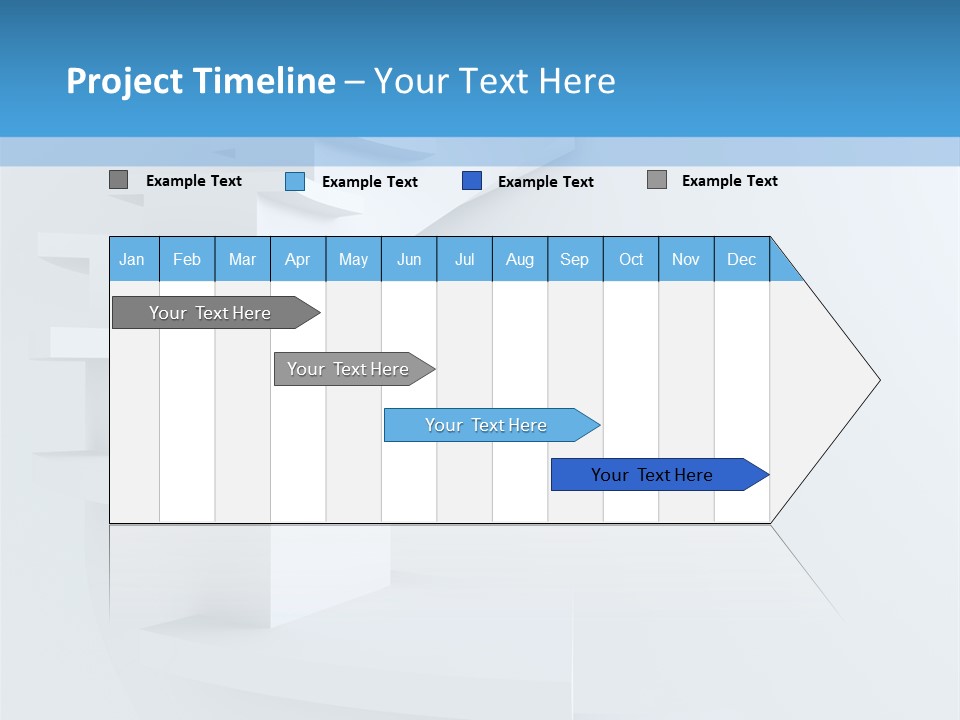 White Doorway Growth PowerPoint Template