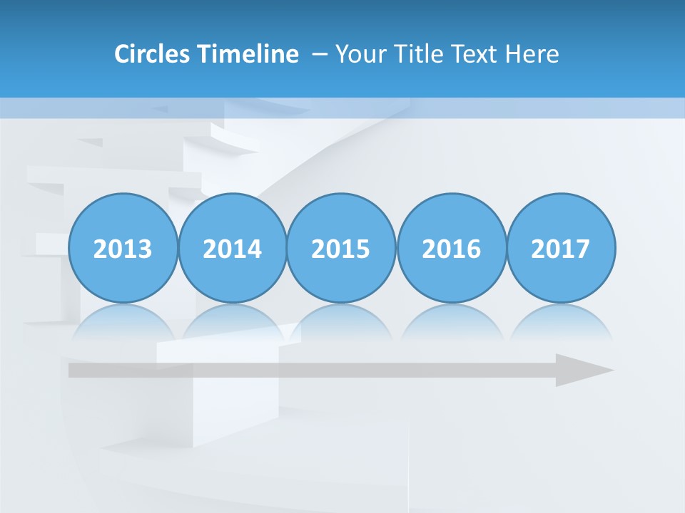 White Doorway Growth PowerPoint Template