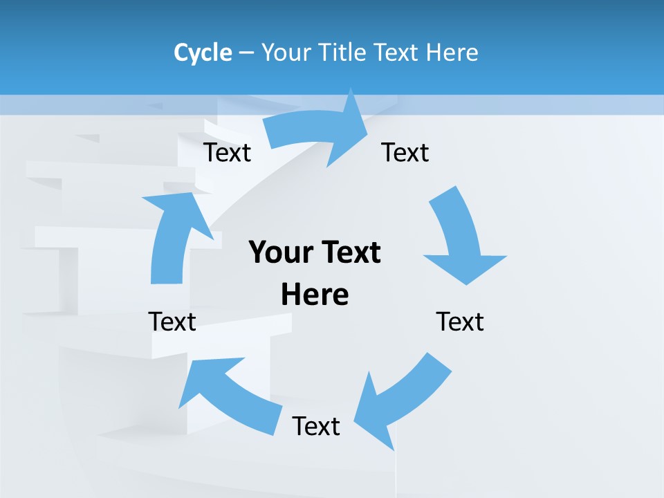 White Doorway Growth PowerPoint Template